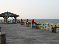 Fishing at Myrtle Beach State Park